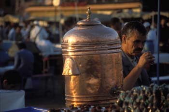 Marrakech Jemaa el Fna Platz Teeküche